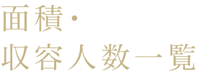 面積・収容人数一覧